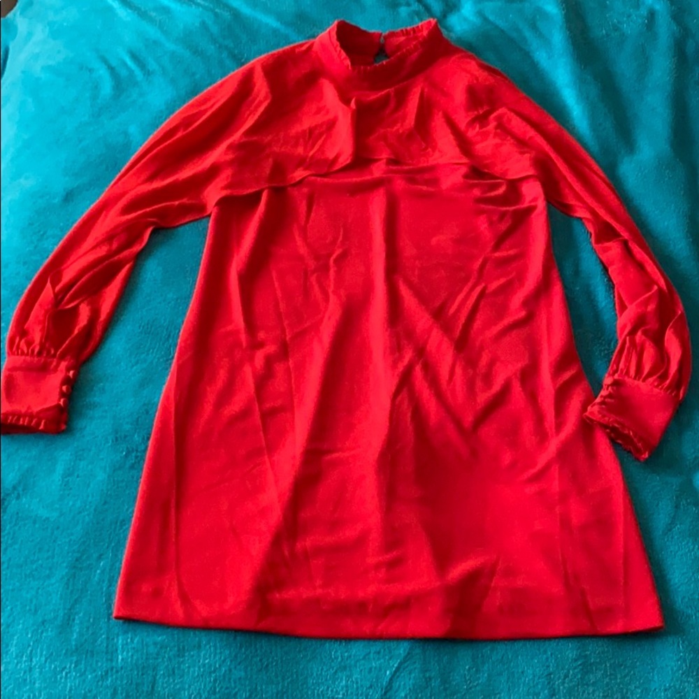 VERY unique red dress